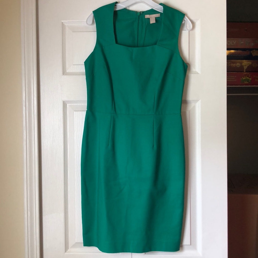 NWOT: Banana Republic Sleeveless Dress: Green